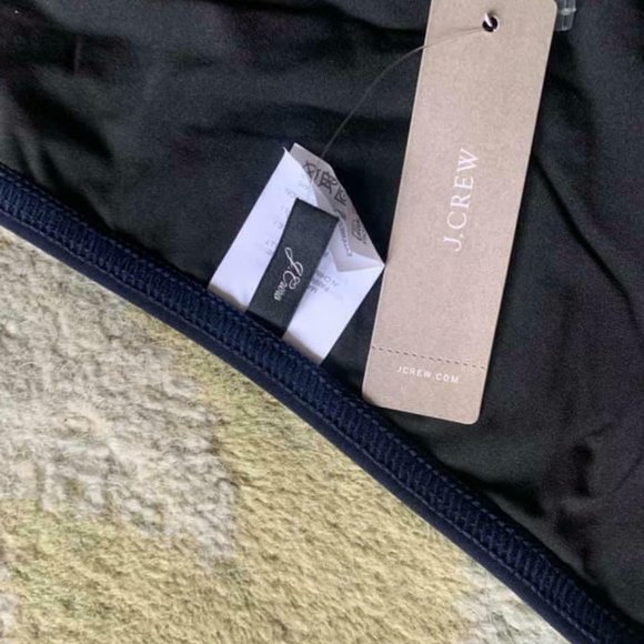 J.Crew $45 Lowrider bikini bottoms Navy K4845 - Picture 3 of 3